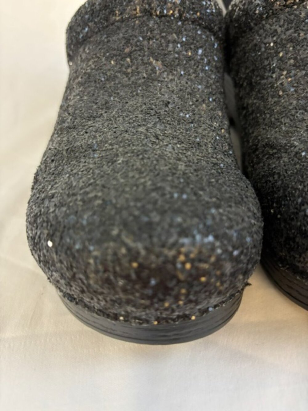 Dansko Professional Clog in Limited Edition Black Glitter Women Size 42 (US 11) - Picture 6 of 13